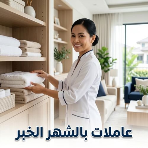 عاملات بالشهر الخبر