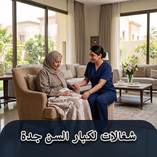 شغالات لكبار السن جدة